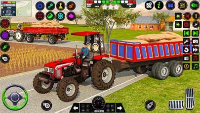 Modern Farmer Tractor Game 3D Screenshot