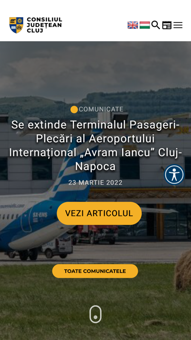 Consiliul Județean Cluj Screenshot
