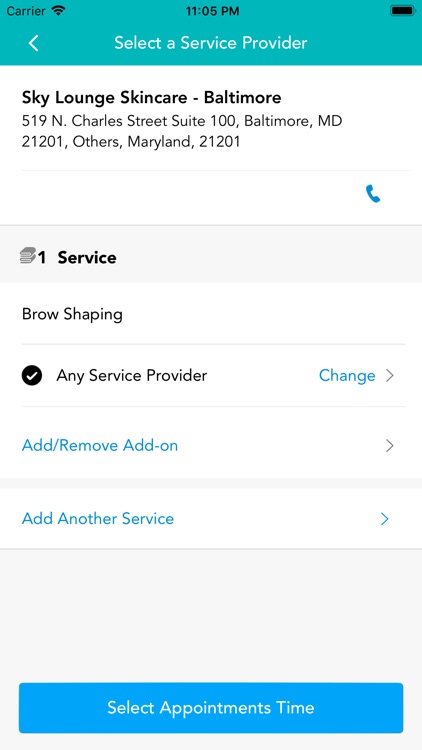 Sky Lounge Skin Care App