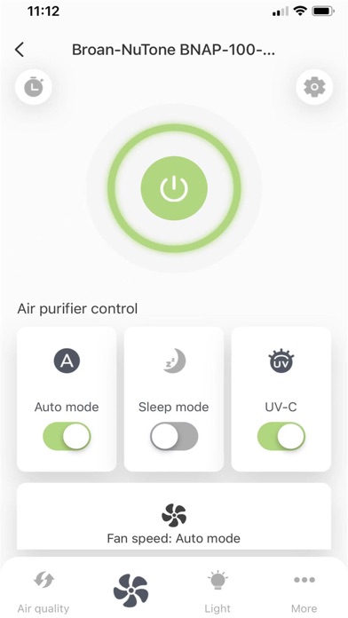 Broan-NuTone Air Purifier Screenshot