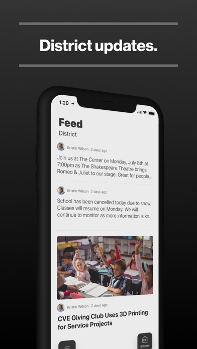 North Kingstown School Dept. Screenshot