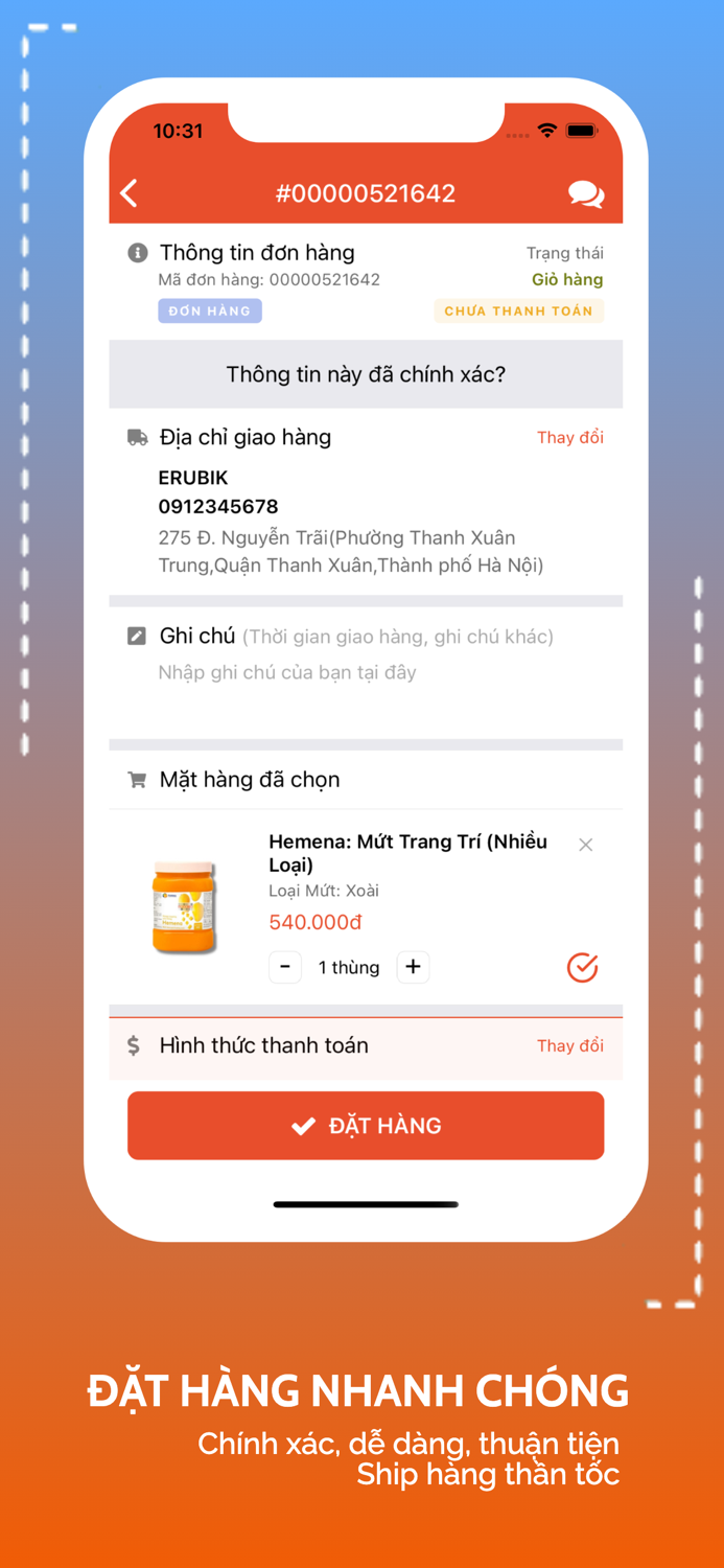 eRUBIK - Phân phối thực phẩm