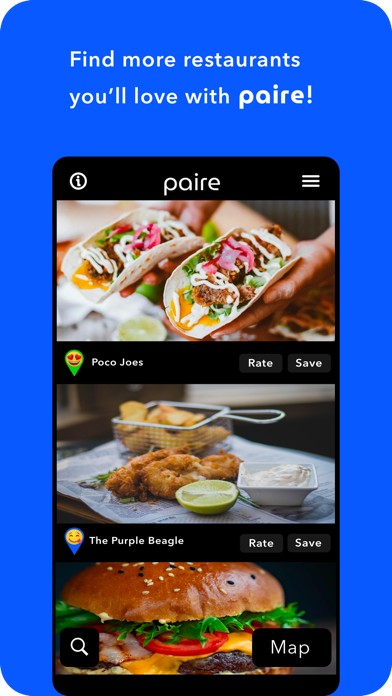 Paire: Food & Restaurant Guide Screenshot