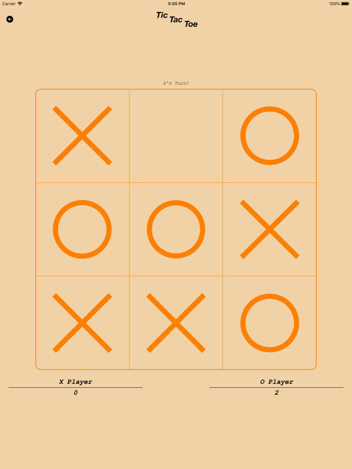 Tic Tac Toe XOX