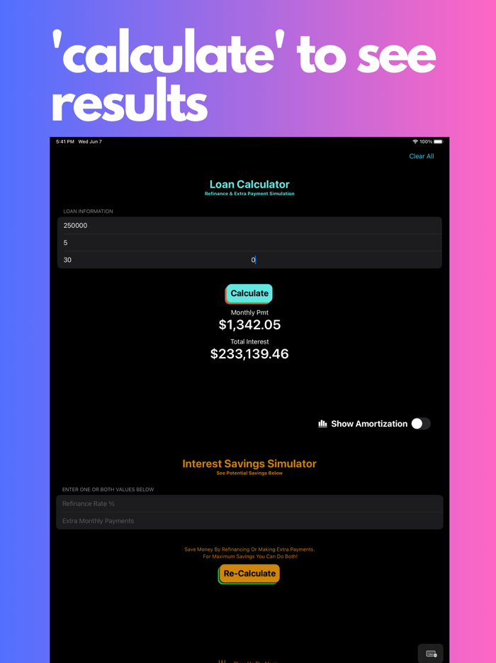 Mortgage Refinance Calculator