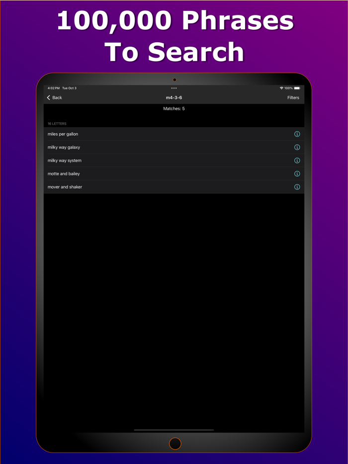 Anagram Solver - Crosswords