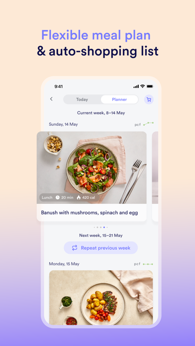Line Health: Meal Prep Planner Screenshot