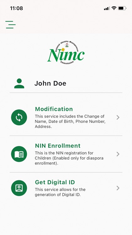 NIMC Self-Service