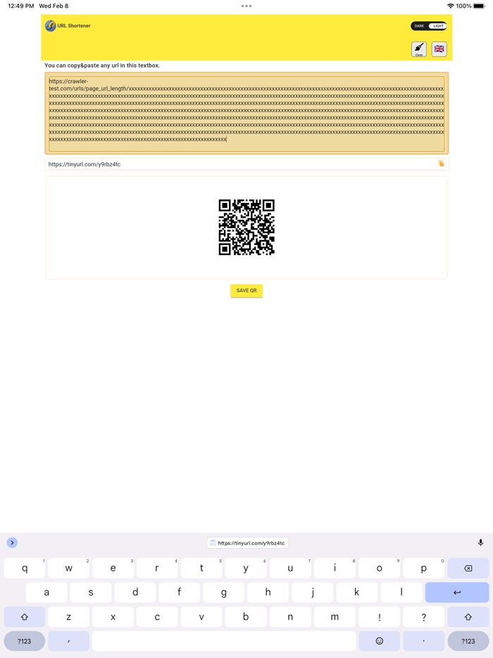 URL Shortener and QR Code