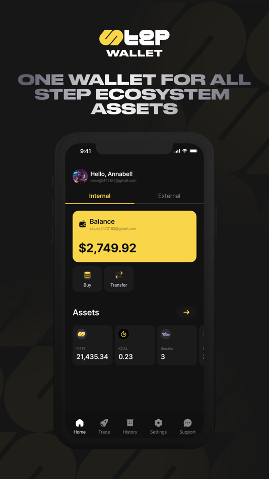 #2. Step Crypto Wallet (iOS) 由: Step Labs