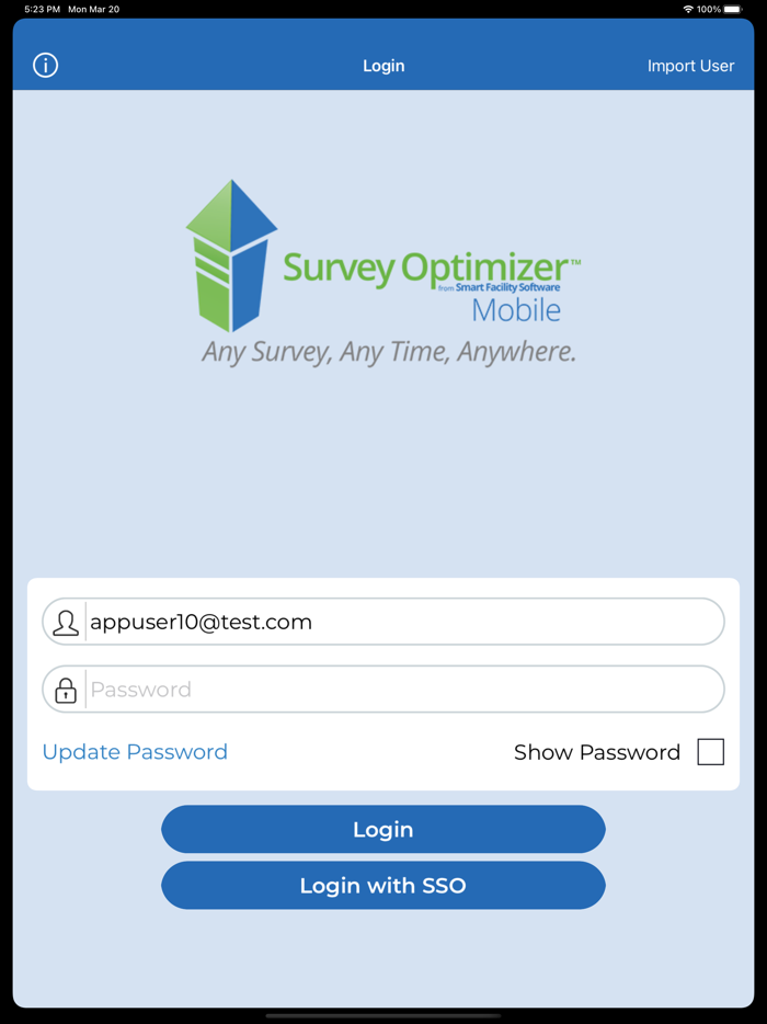Survey Optimizer Mobile