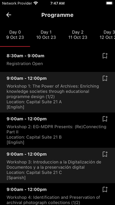 ICA Congress Screenshot