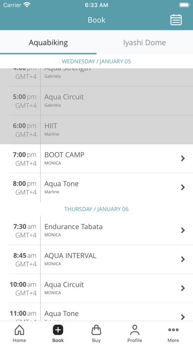 L'Atelier Aquafitness Dubai Screenshot