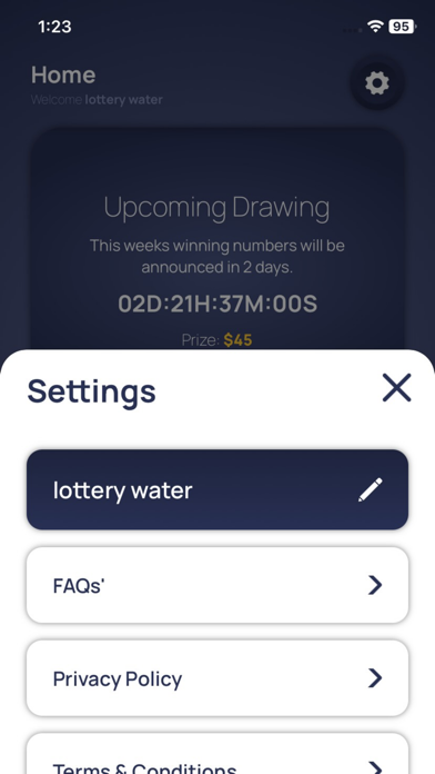 Lottery Water Screenshot