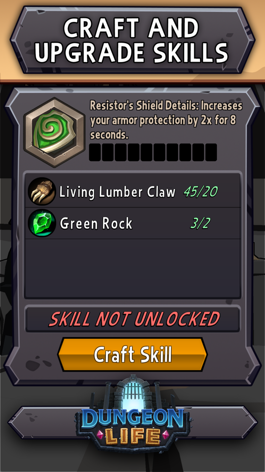 #4. Dungeon Life (iOS) بواسطة: Happy Games LLC