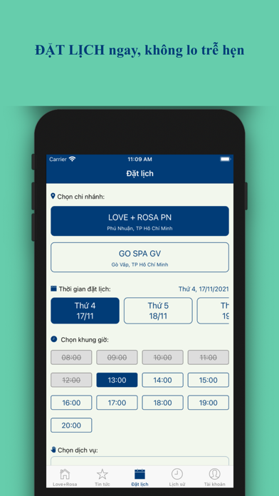 Love + Rosa Beauty Spa Screenshot