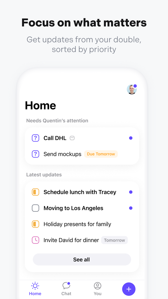 Double for Assistants