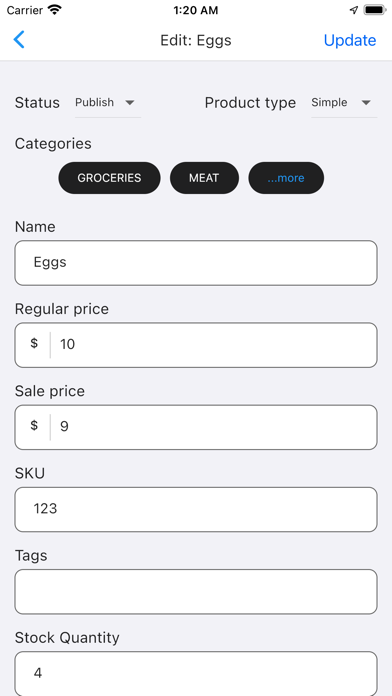 CaribShop Manager Screenshot