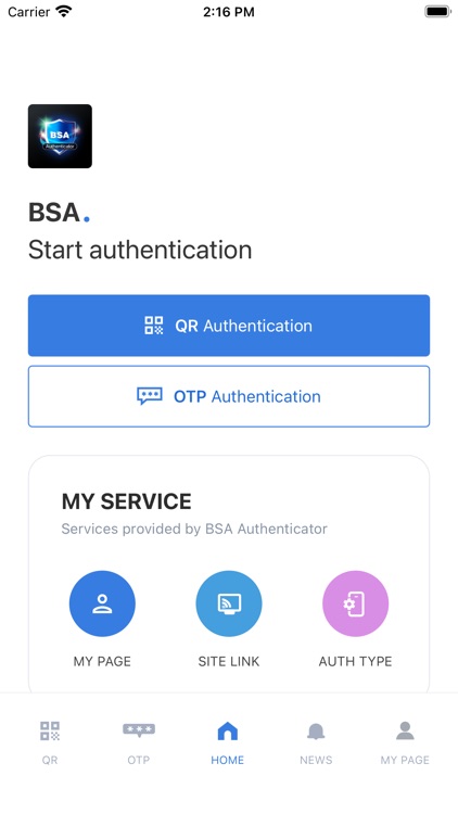 BSA Authenticator