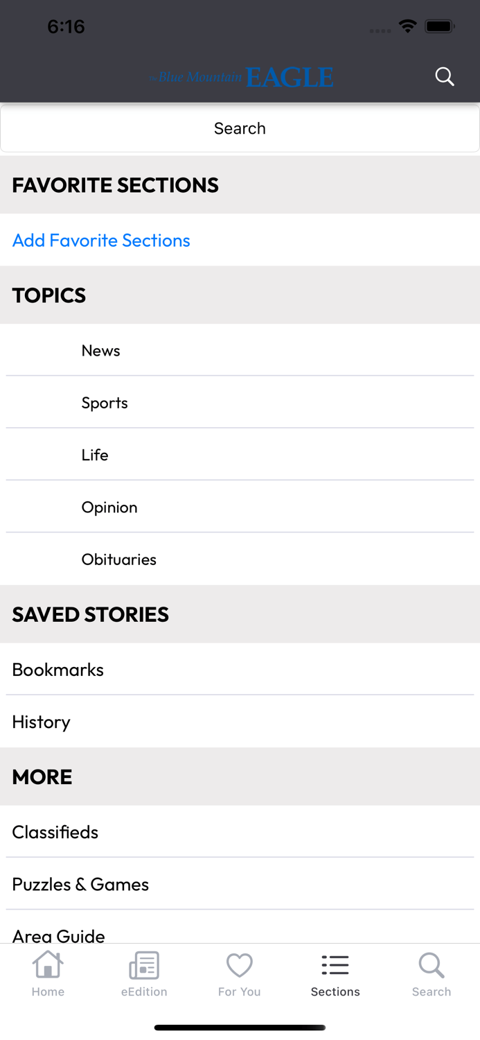 Blue Mountain News and eEdition