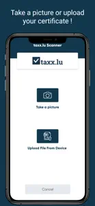 taxx.lu Scanner screenshot #5 for iPhone