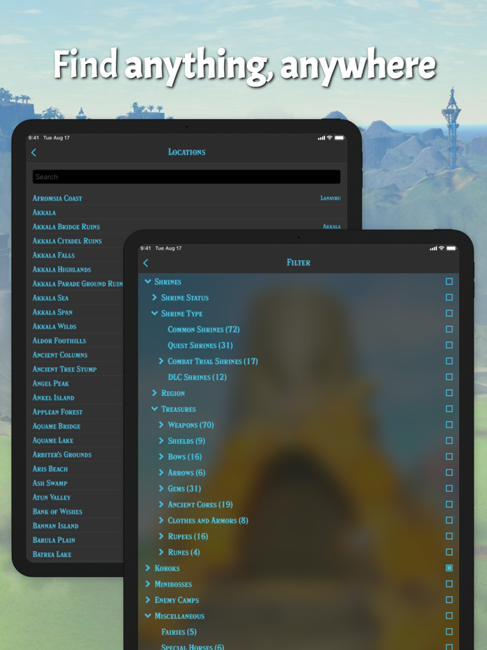 Shrines Guide - A Botw Map
