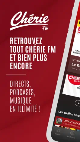 Game screenshot Chérie FM : Radios & Podcasts mod apk