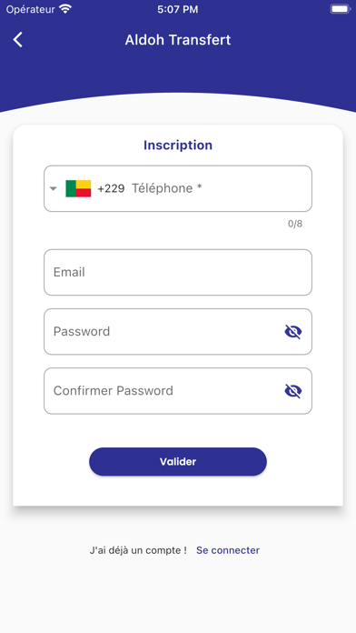 Aldoh Transfert Screenshot