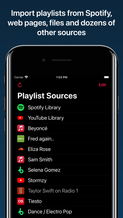 Playlisty for Apple Music Screenshot