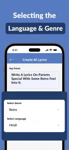 AI Lyrics Generator, Writer screenshot #4 for iPhone