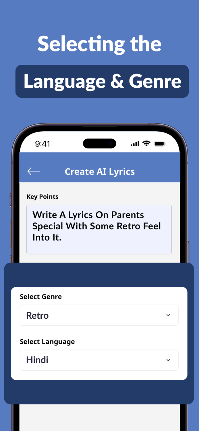 AI Lyrics Generator-Song Maker