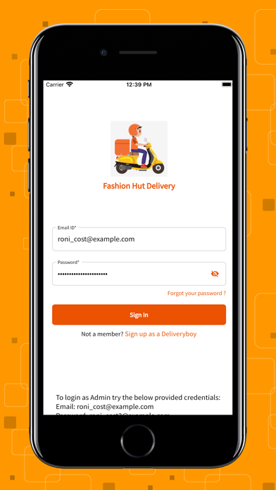 Fashion Hut Delivery Boy Screenshot