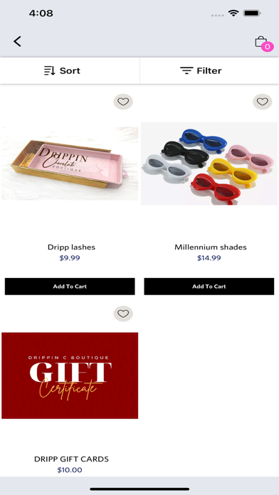 Drippin Chocolate Boutique. Screenshot