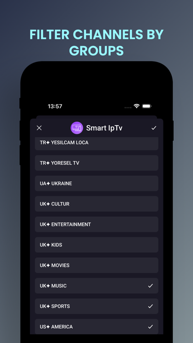 Smart IPTV - Mobile TV Screenshot
