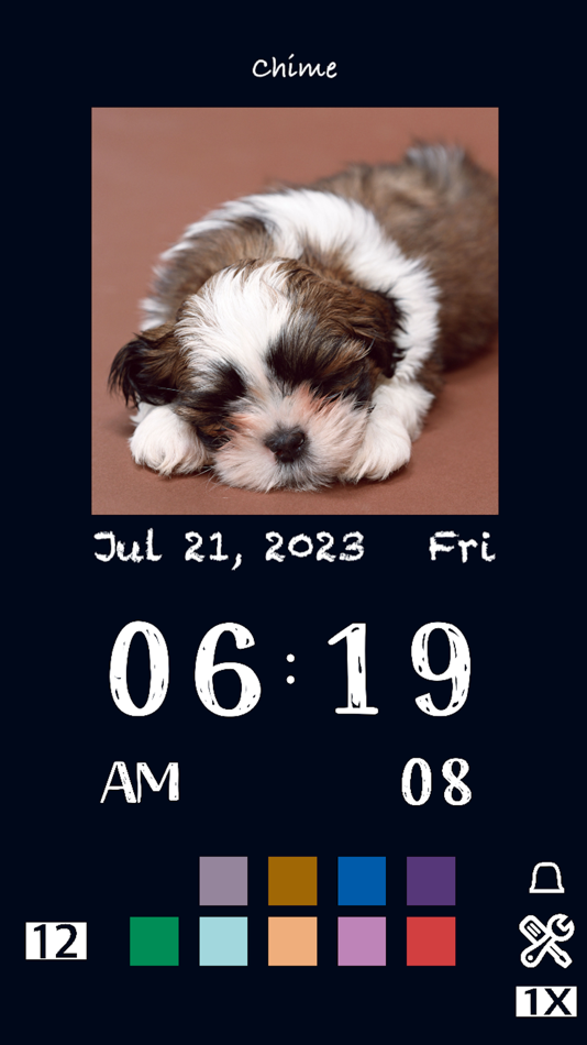 #3. Puppy Clock (iOS) 由: Mihoko Araki