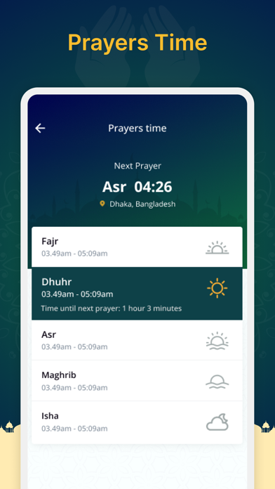 Masnoon Dua & Tasbeeh Counter Screenshot