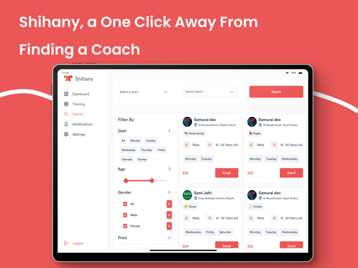 ShihanySport is in your hands