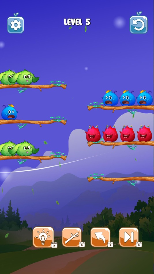 #9. Monster Color Sort (iOS) Bởi: Bui Quang Trung