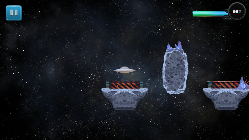 #4. UFO Lander (iOS) Podle: Aleksa Racovic