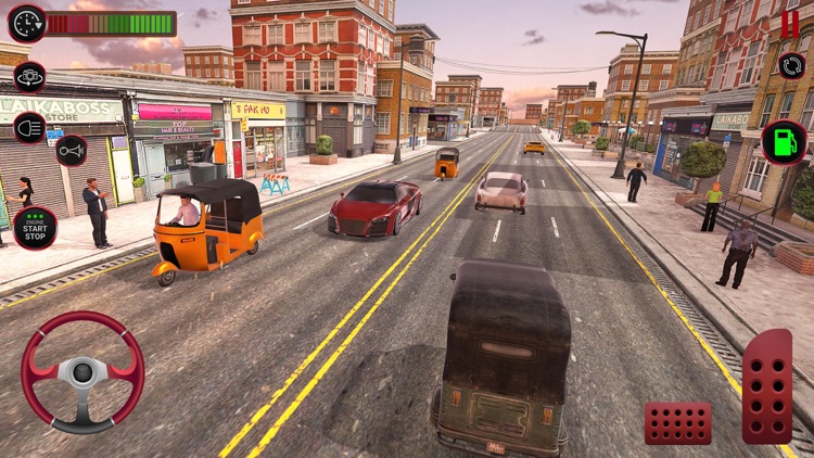 Modern Tuk Tuk Rickshaw Game screenshot-3