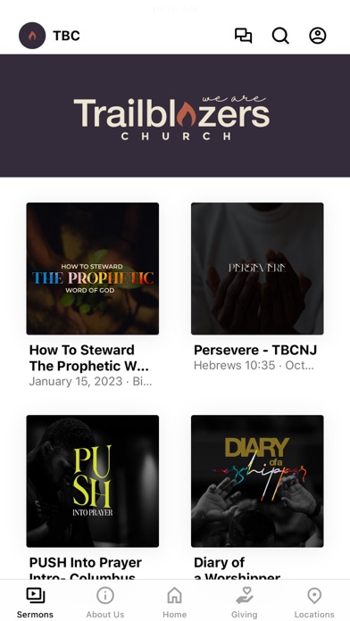 Trailblazers Church Screenshot