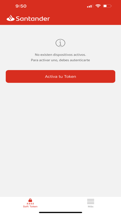 Santander Token Colombia Screenshot