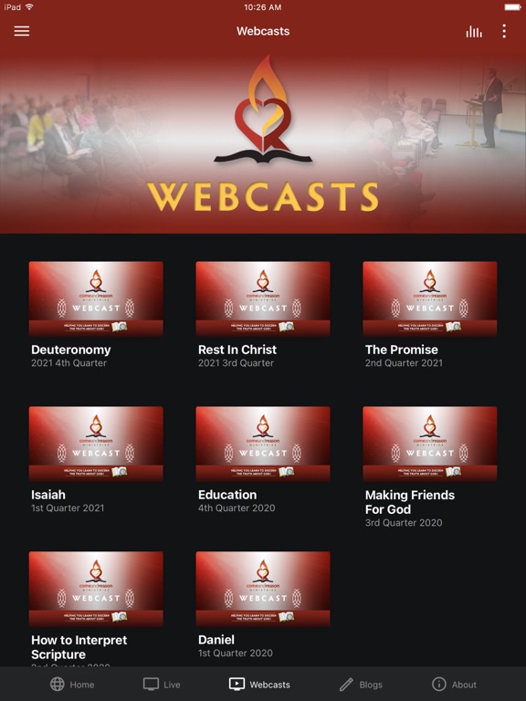 Screenshot #6 pour Come And Reason Ministries