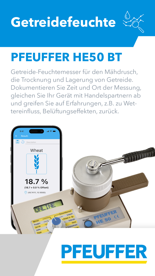 #1. HE 50 Getreidefeuchte (iOS) 由: Pfeuffer GmbH