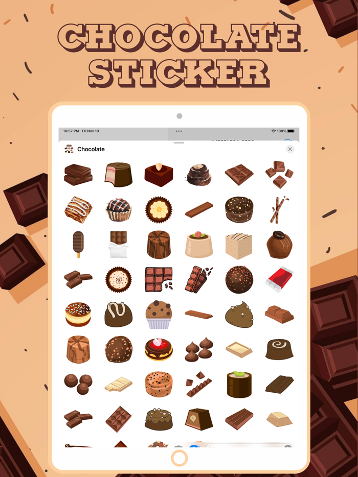 Chocolate Stickers