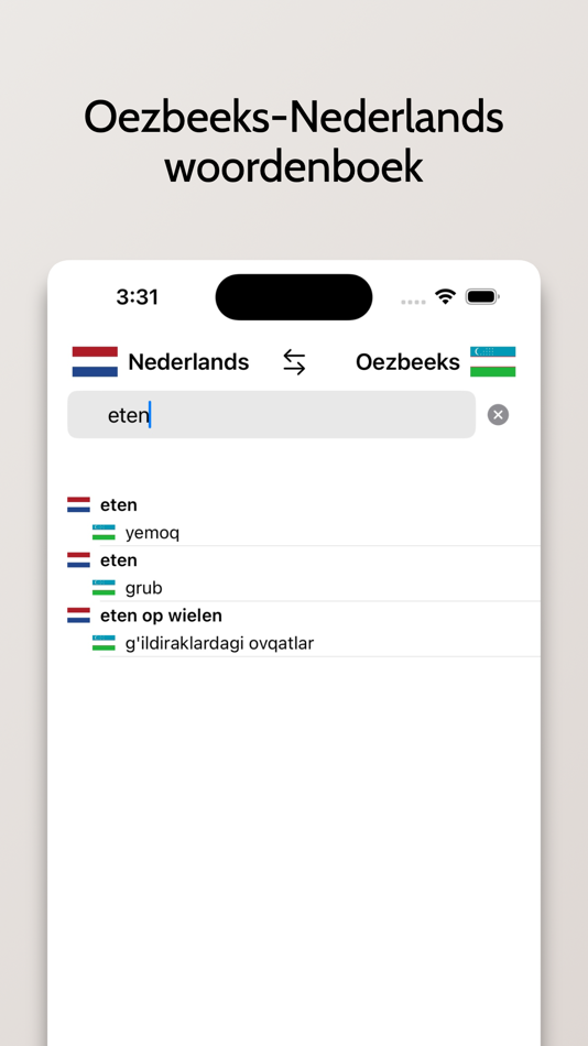 #1. Oezbeeks-Nederlands (iOS) Podle: FB PUBLISHING LLC