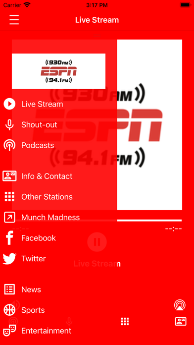 ESPN 94.1 FM & AM 930 Screenshot