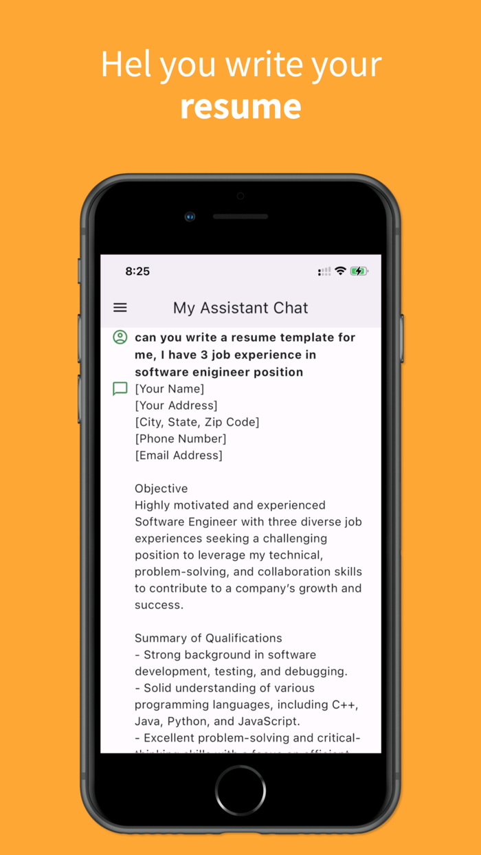 My AI Assistant Chat