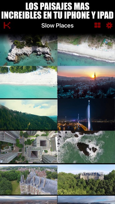 Captura de pantalla de la aplicación