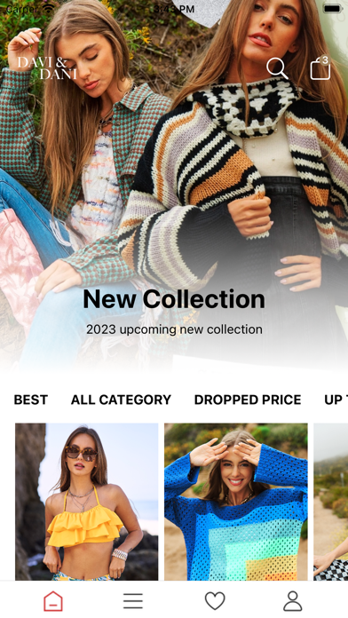 Davi and Dani - Wholesale Shop Screenshot